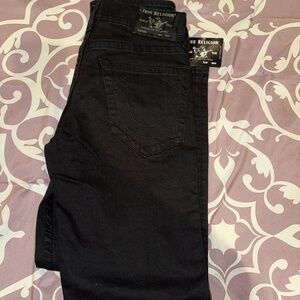 Men’s True Religion Black Straight Jeans